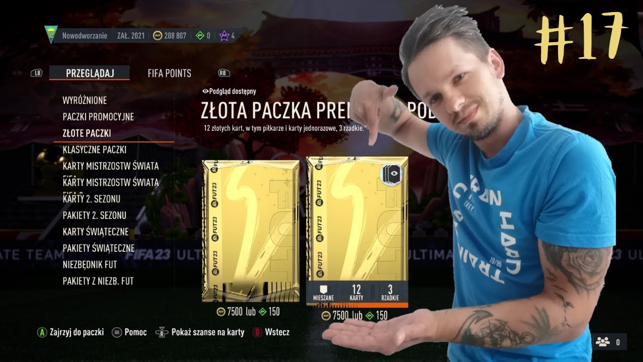 TRAF ZE ZŁOTEJ PACZKI Z PODGLĄDEM W SAM RAZ DO GŁÓWNEGO SKŁADU - FIFA 23 ULTIMATE TEAM [#17]