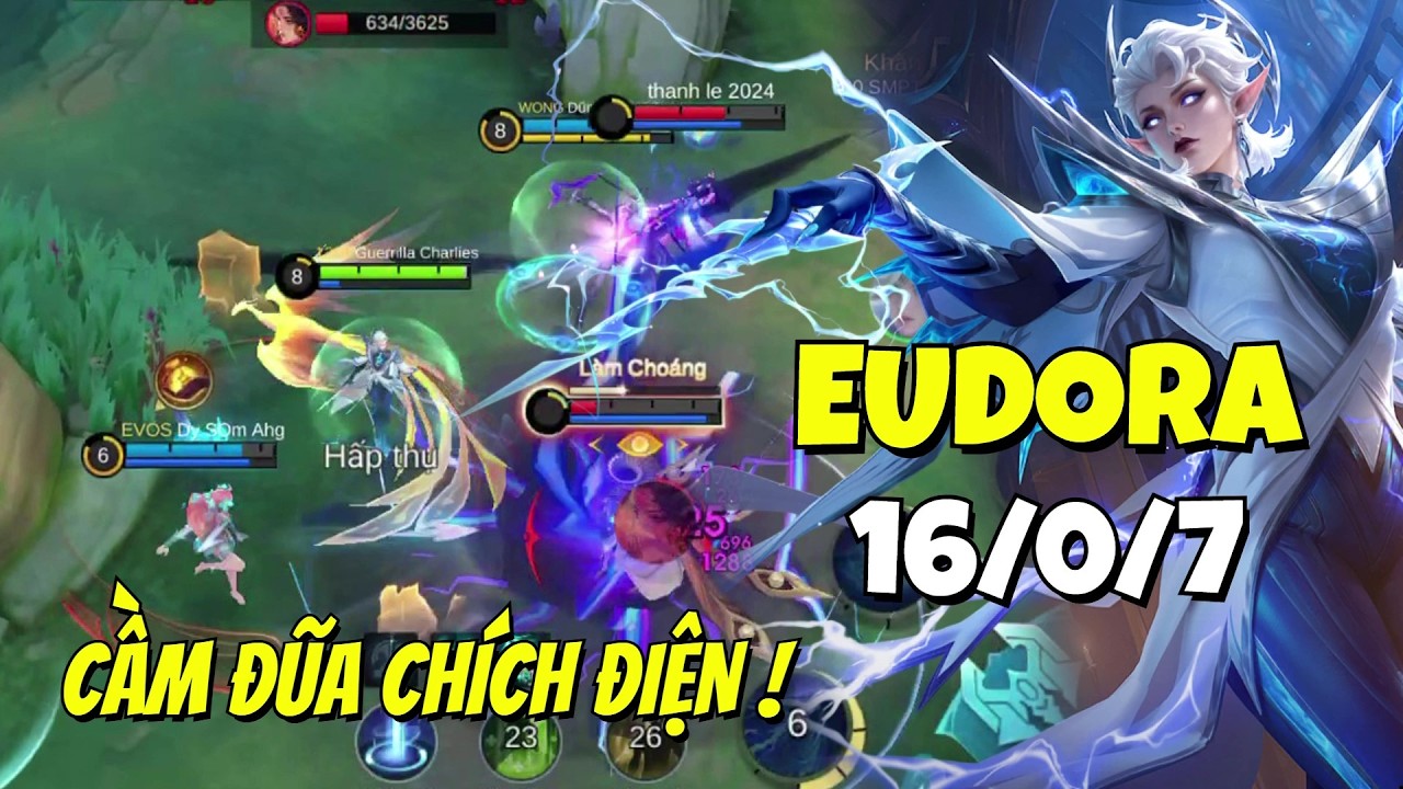MLBB | MVP đầu tiên với Eudora mới revamp. Cây đũa có chức năng sạc pin!