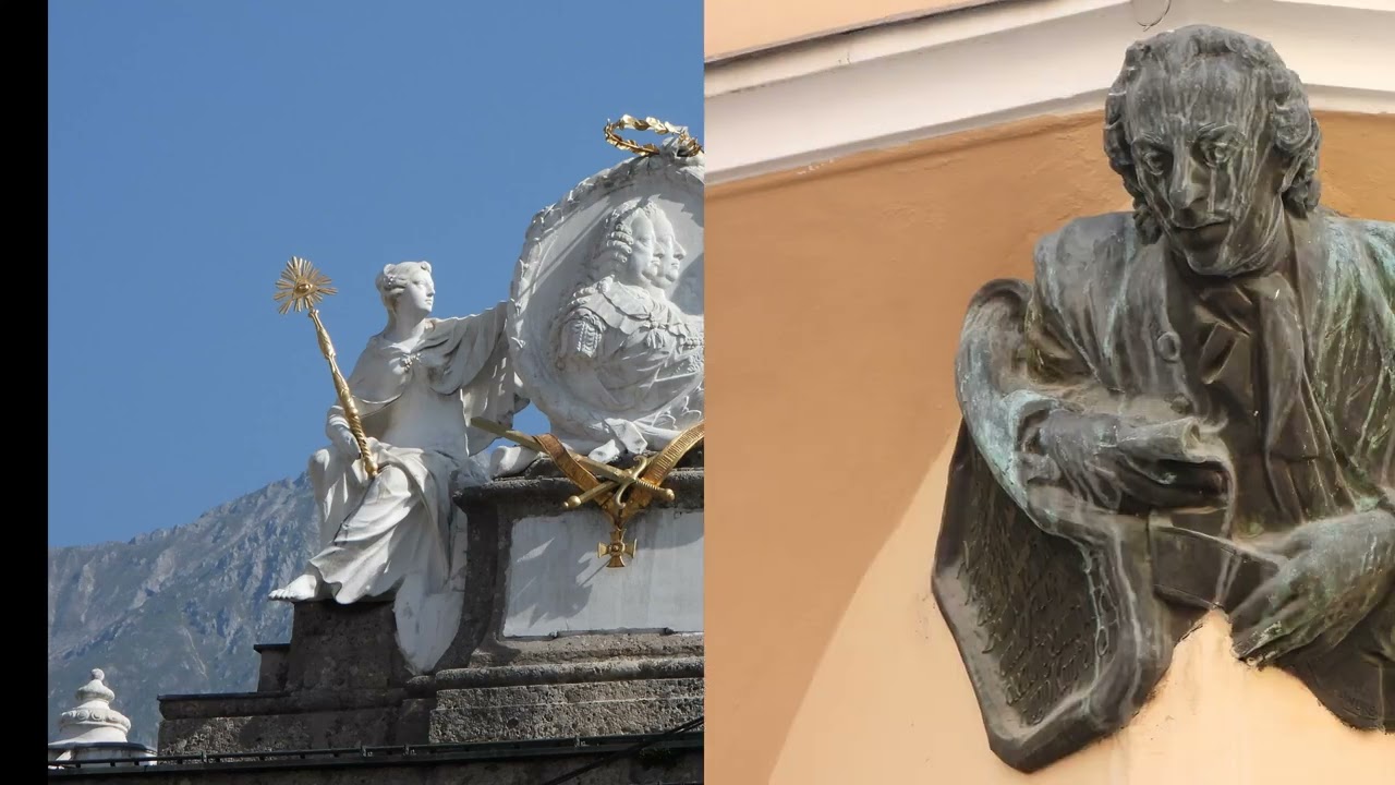 ESCULTURAS, FUENTES Y MONUMENTOS AL AIRE LIBRE   Parte 1 Música de A.Trovajoli