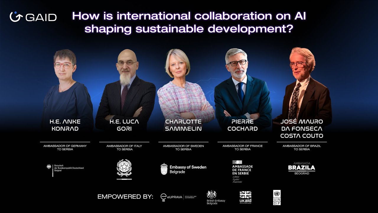 How is international collaboration on AI shaping sustainable development? | DSC Europe 24