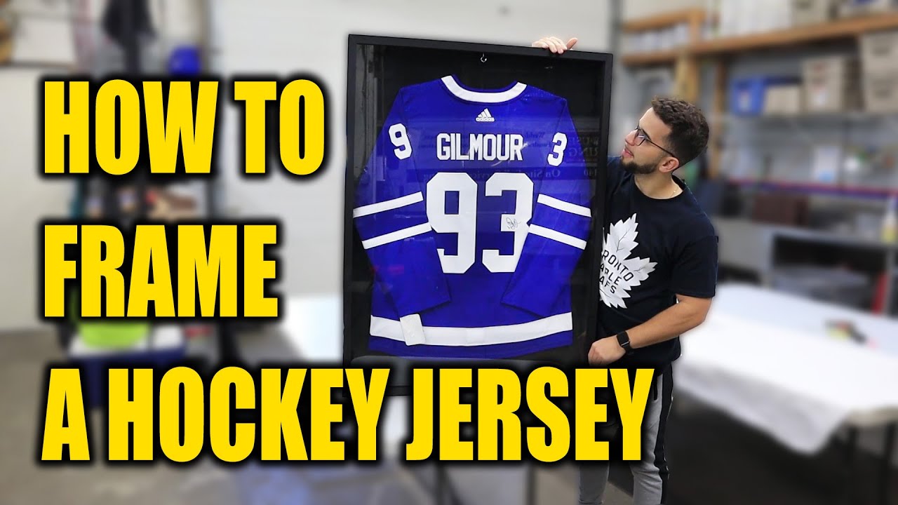 How to Frame a Hockey Jersey | STEP BY STEP |