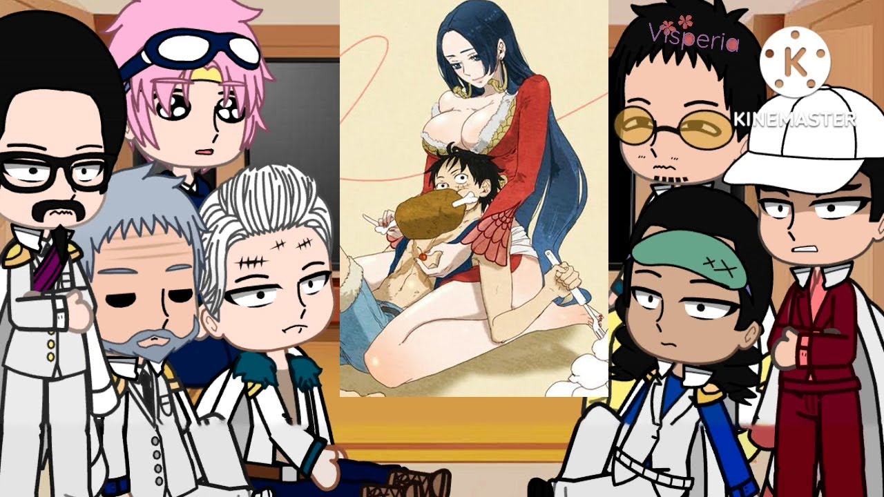 👒 Marines React || One Piece || Gacha