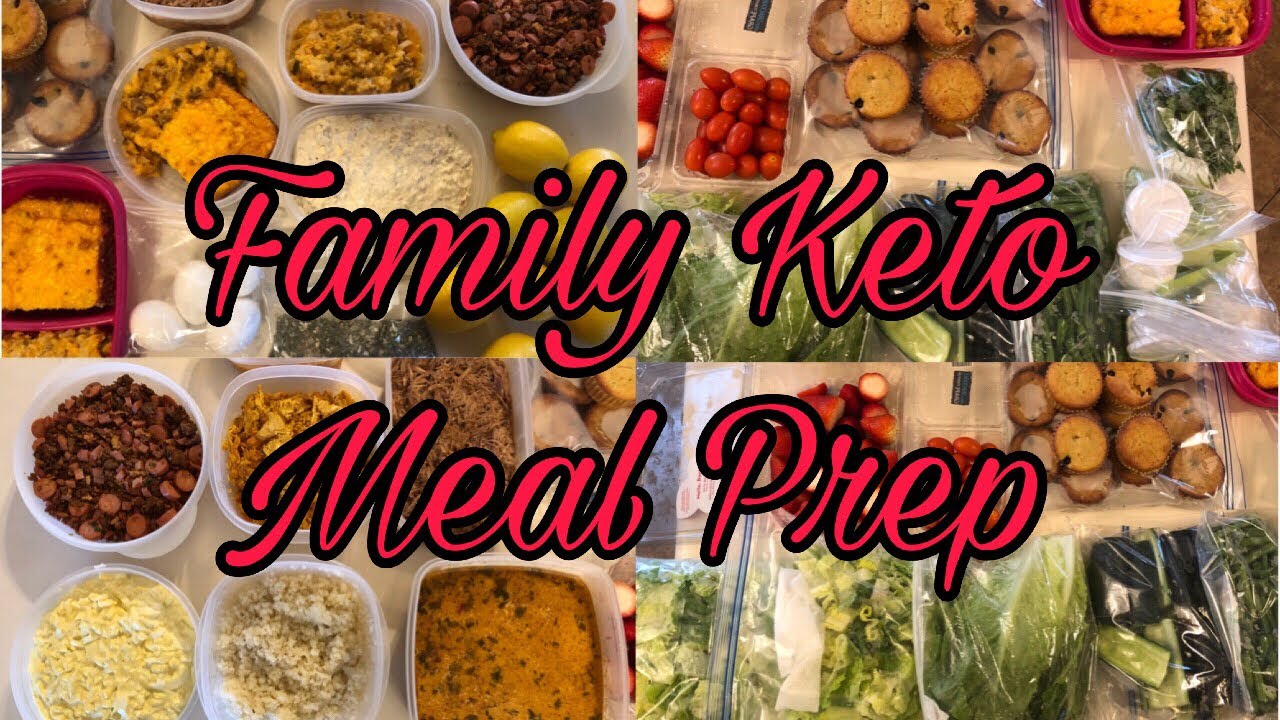 Huge keto/low carb FAMILY meal prep