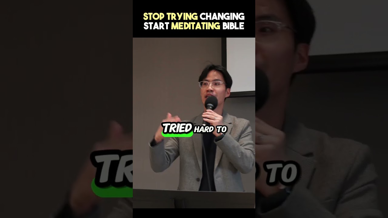 Stop Trying Changing Start Meditating Bible #faith #pastorjohnkcho #bible #mind