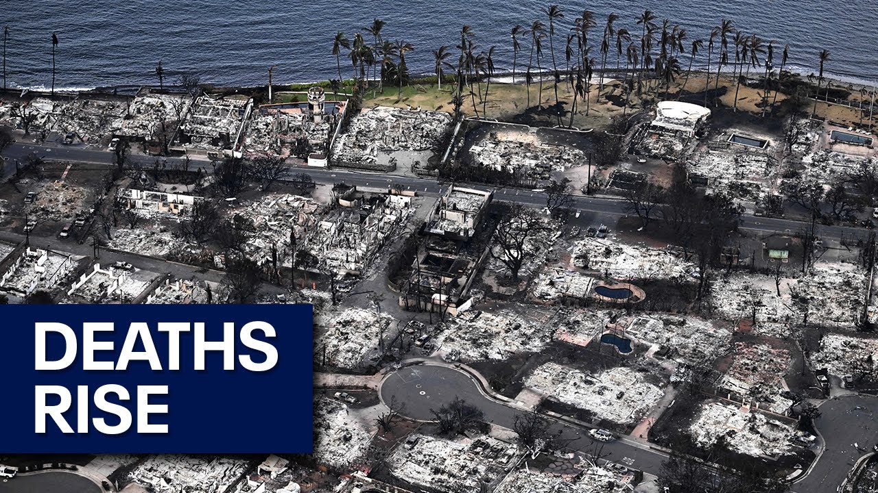 Maui fires death toll continues to rise