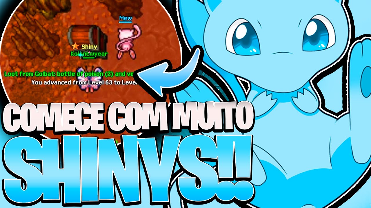 COMECEI COM 3 POKES SHINYS!😍🤯POKETIBIA 2026! POKE AMIGOS MOBILE E PC! APROVEITA O GAME!!