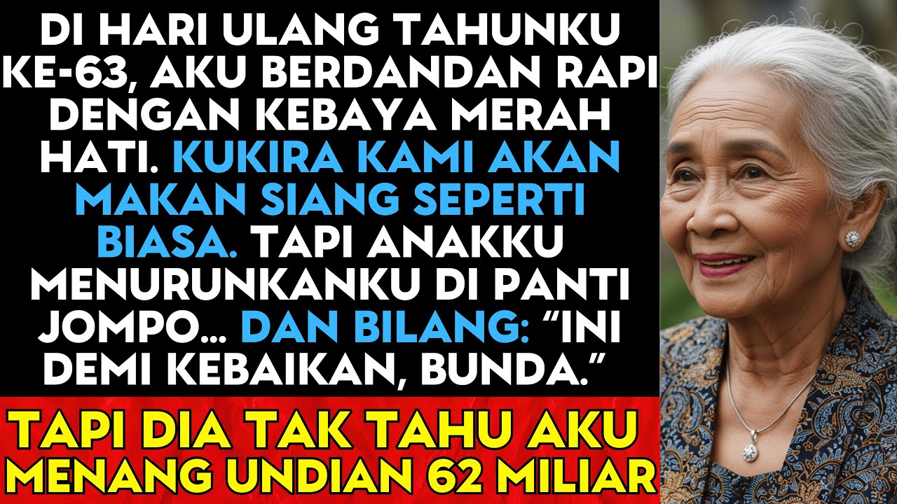 Anak Lelaki Kandungku Masukkan Aku ke Panti dan Sebar Cerita Aku Gila, Tapi Di Pengadilan...