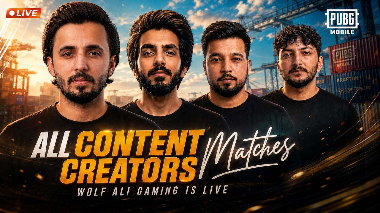 ALL CONTENT CRETORS  RAZR  LEAGUE MATCHES😍YOUTUBER & E SPORTS TEAMS  TOGETHER| WOLF ALI|PUBG MOBILE