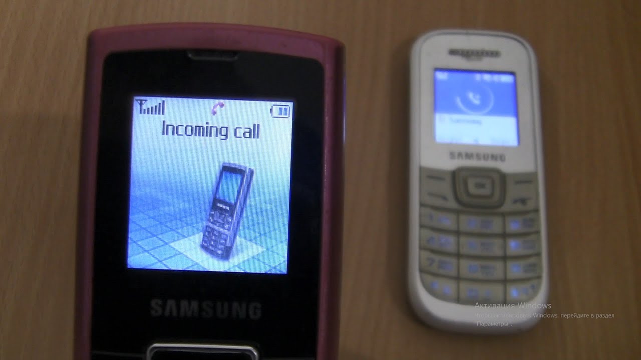 Over the Horizon Incoming call & Outgoing call at the Same Time Samsung 1200M+с130