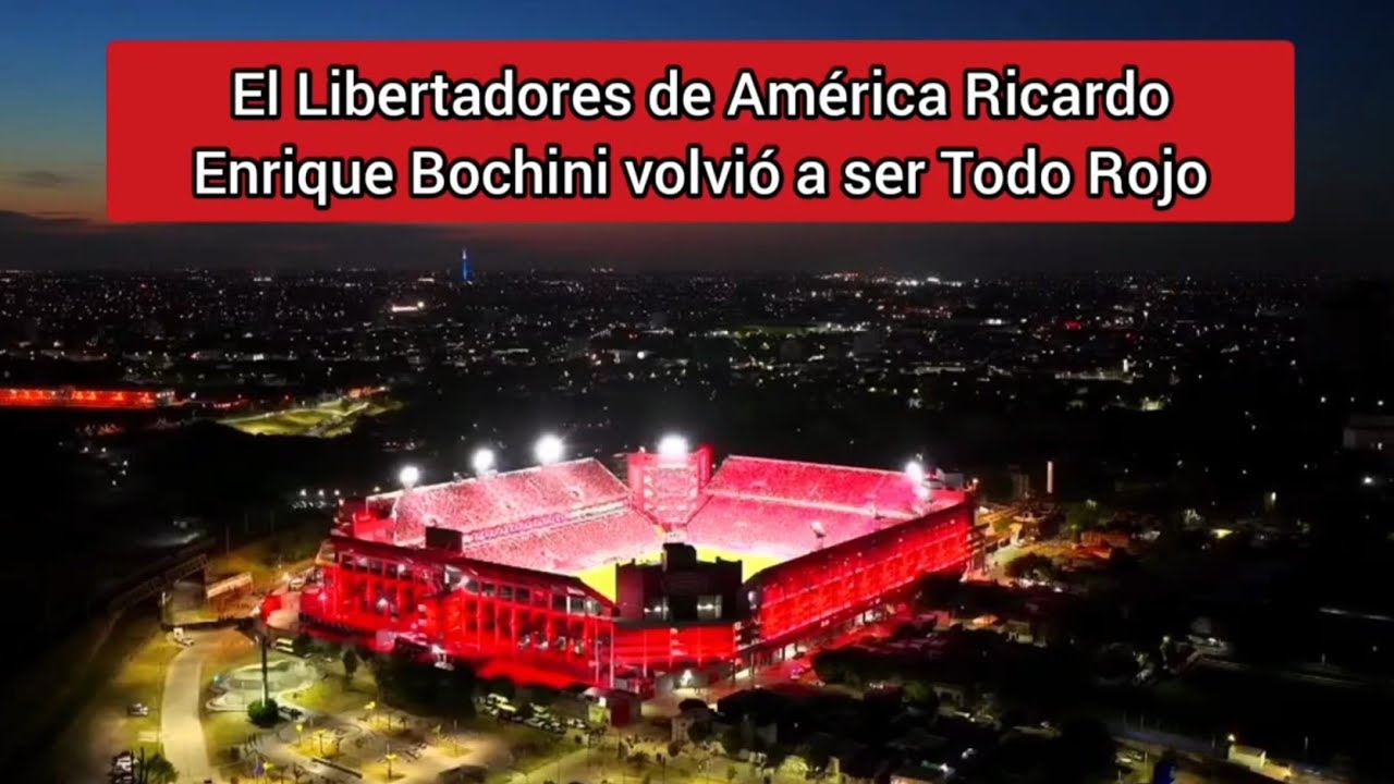 El Libertadores de América Ricardo Enrique Bochini volvió a ser #TodoRojo