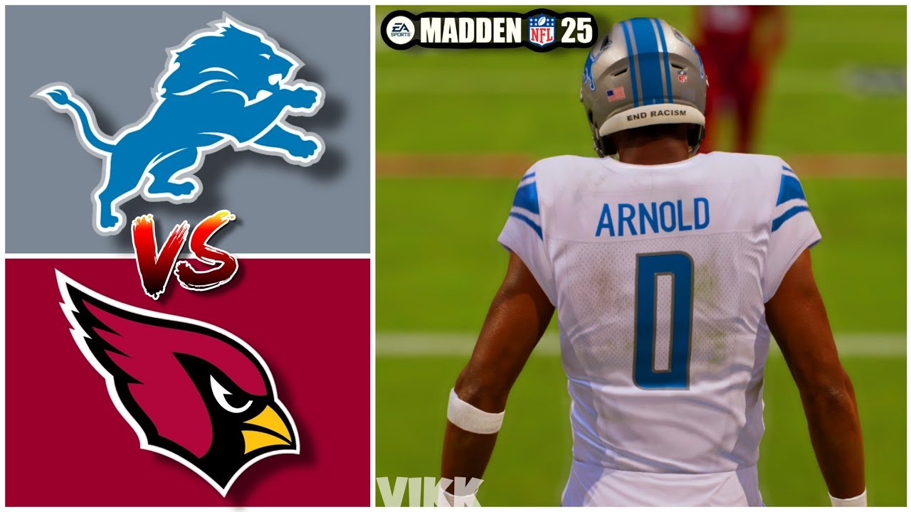 Lions vs Cardinals Week 3 Simulation (Madden 25 Rosters)