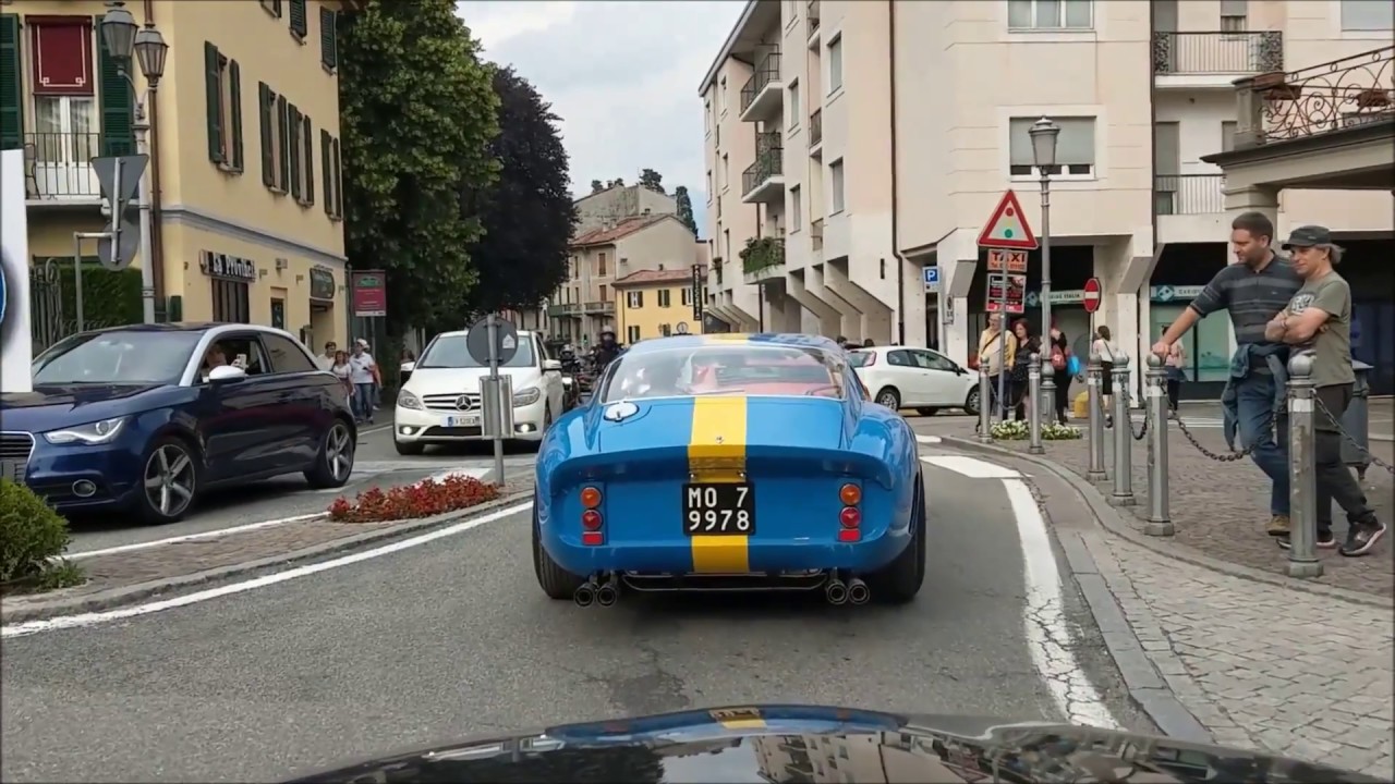 Ferrari 250 GTO around streets - Lake of Como, Cernobbio, Villa d'Este concourse of elegance