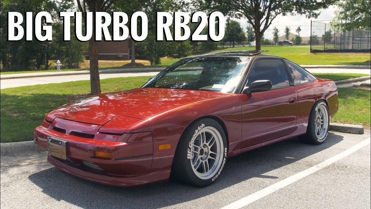 440HP BIG TURBO RB20 Nissan 240sx Review! - Kalvin's Red Beauty