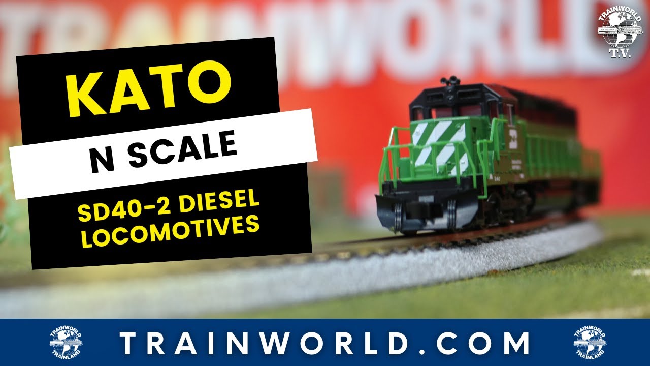 Kato N Scale SD40-2 Diesel Locomotives
