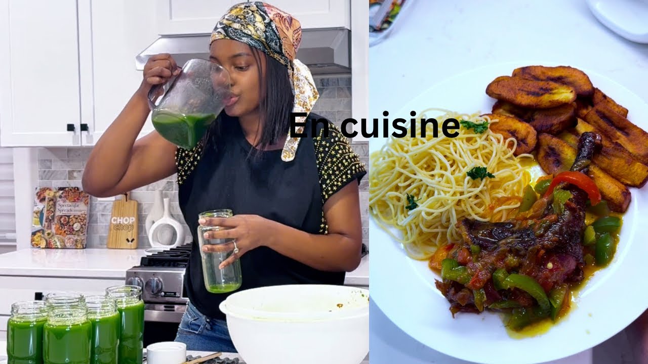 JE PRÉPARE MES JUS DÉTOX + ON A COMMANDÉ À MANGER AUJOURD’HUI | Vlog Healthy & Food