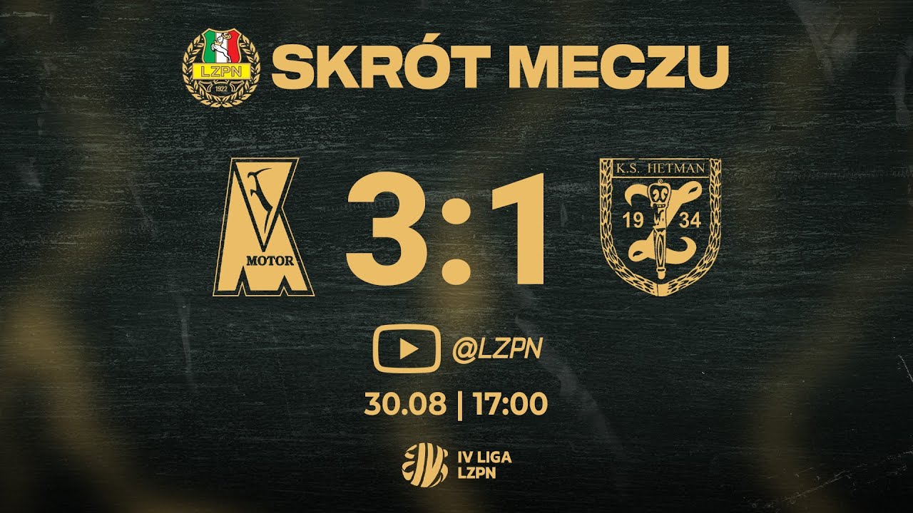 Skrót meczu: Motor II Lublin - Hetman Zamość 3:1 #4liga | Sezon 2024/25