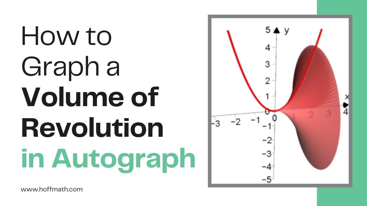 How to do a Volume of Revolution in Autograph