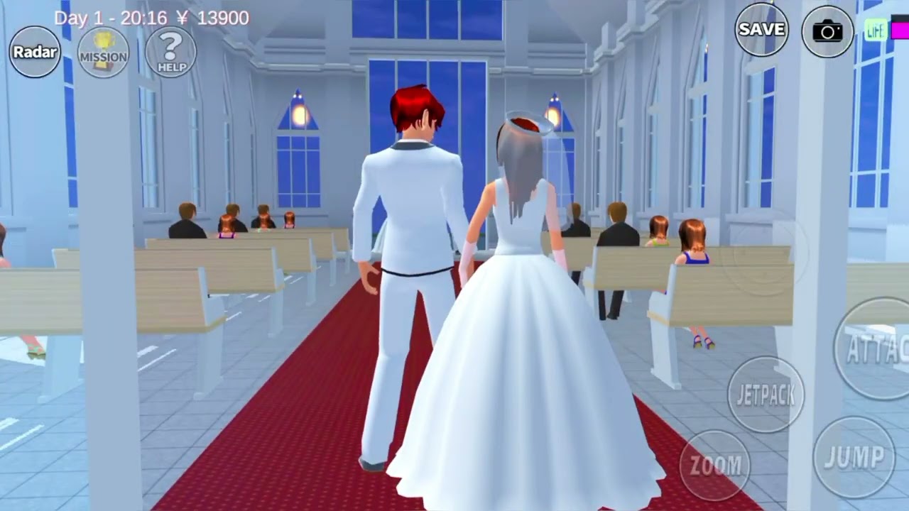 A Boy And a Girl Are Going to Get Married   Wedding 💍❤️  Love Story || Sakura School simulator game