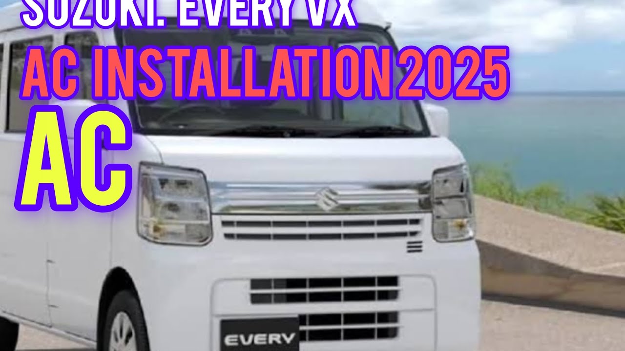 Suzuki Every VX 2025 AC new install full video 😱 AC new available and best original fitting my shop 