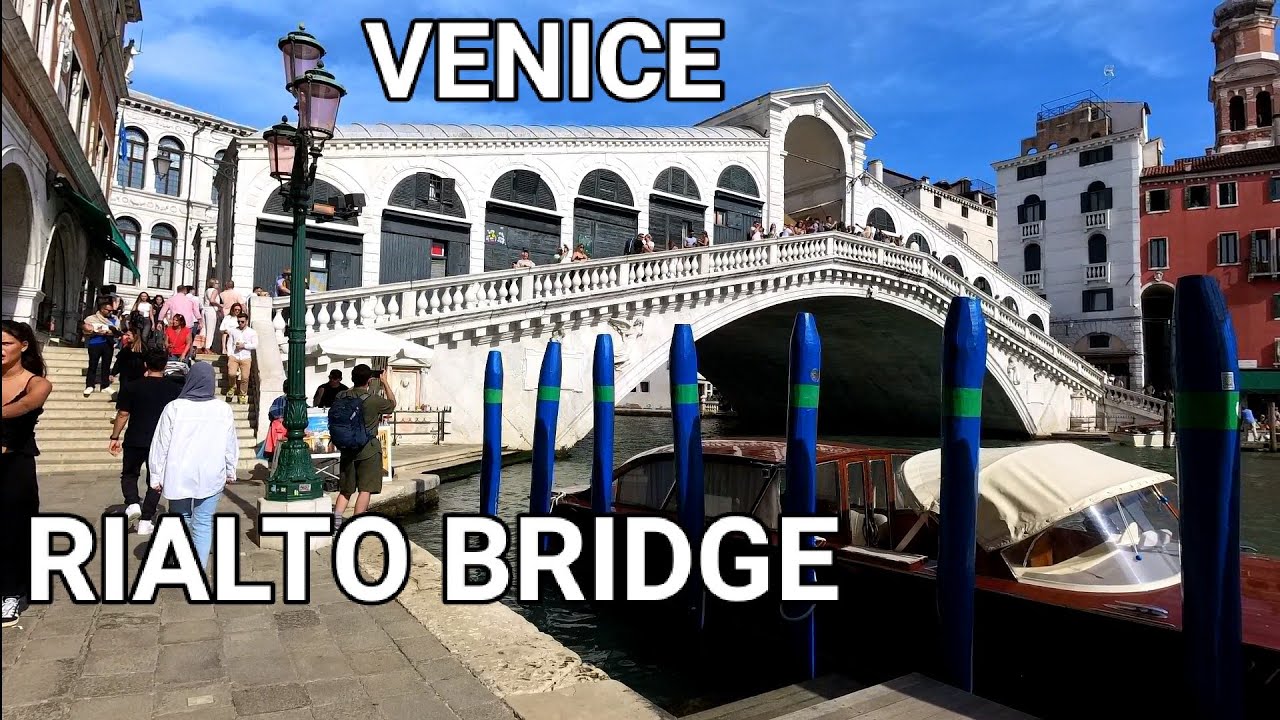 RIALTO VENICE ITALY SEPTEMBER 25, 2024   WALKING TOUR.