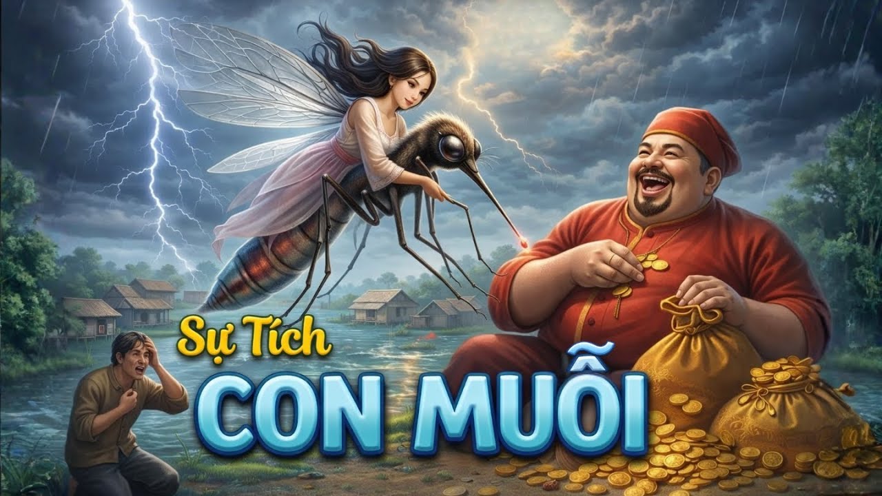 Sự tích Con Muỗi - Vì Sao Muỗi Hút Máu Người (Cổ Tích Việt Nam) - Dòng Chảy Cổ Tích