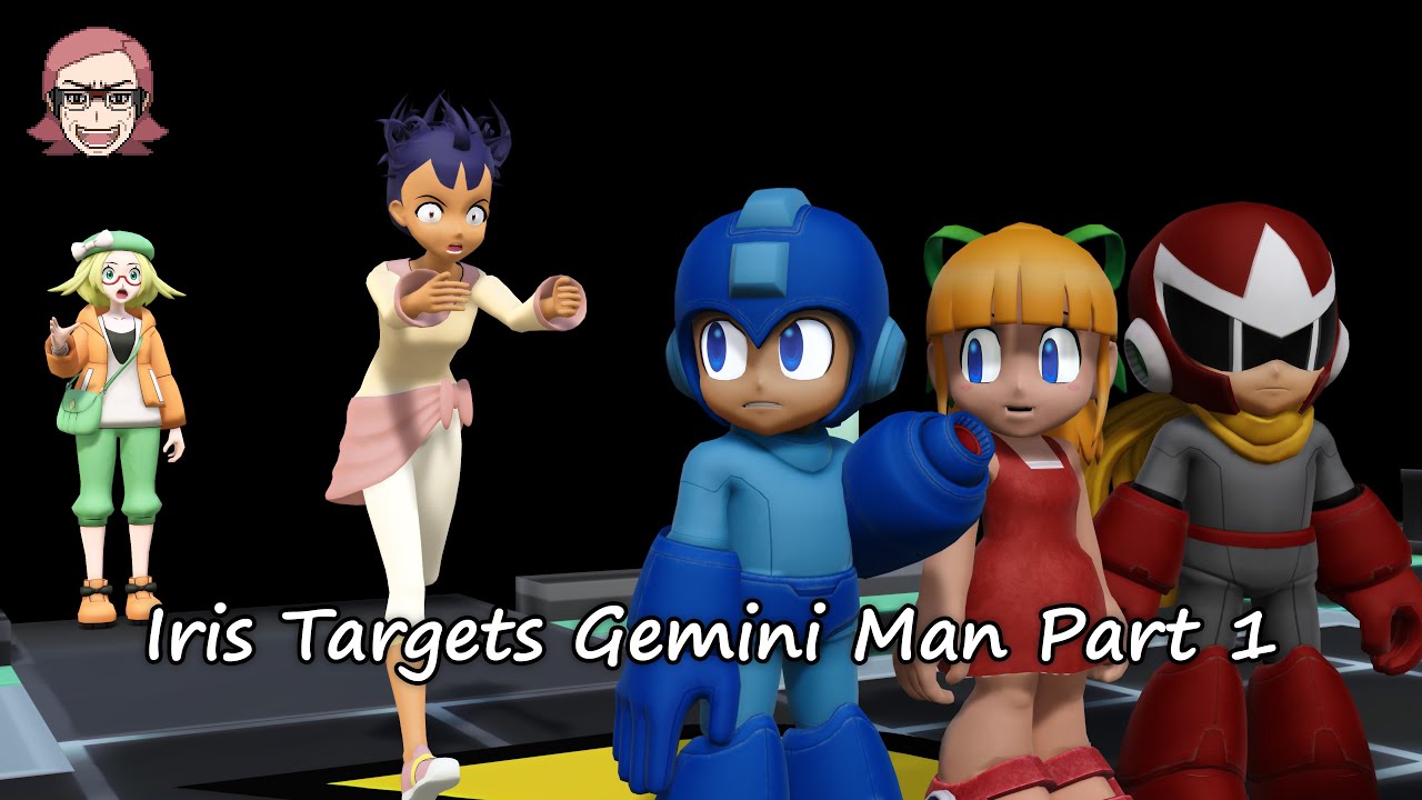 [MMD Pokemon x Megaman] Iris Targets Gemini Man Part 1 (Collab)