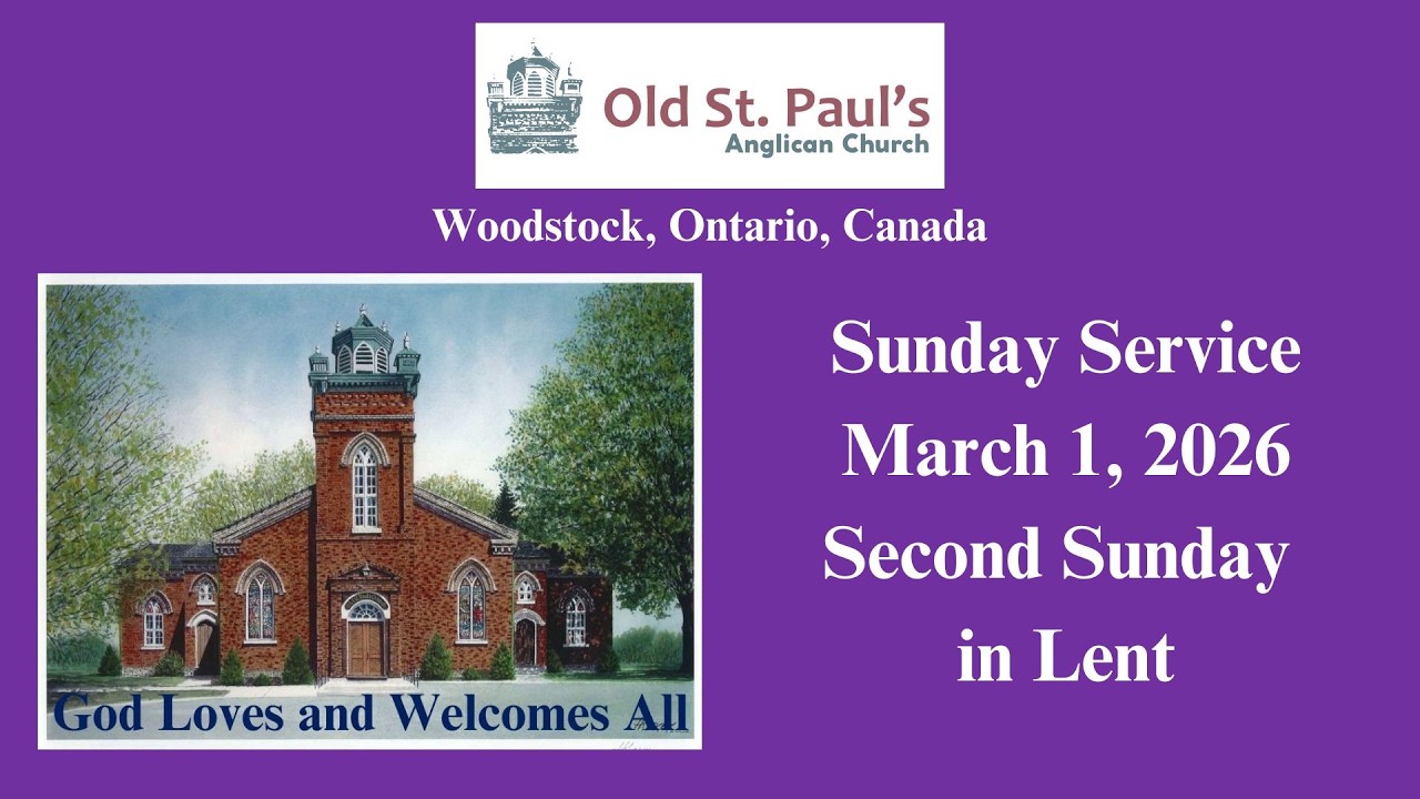 March 1, 2026 Anglican Church Service