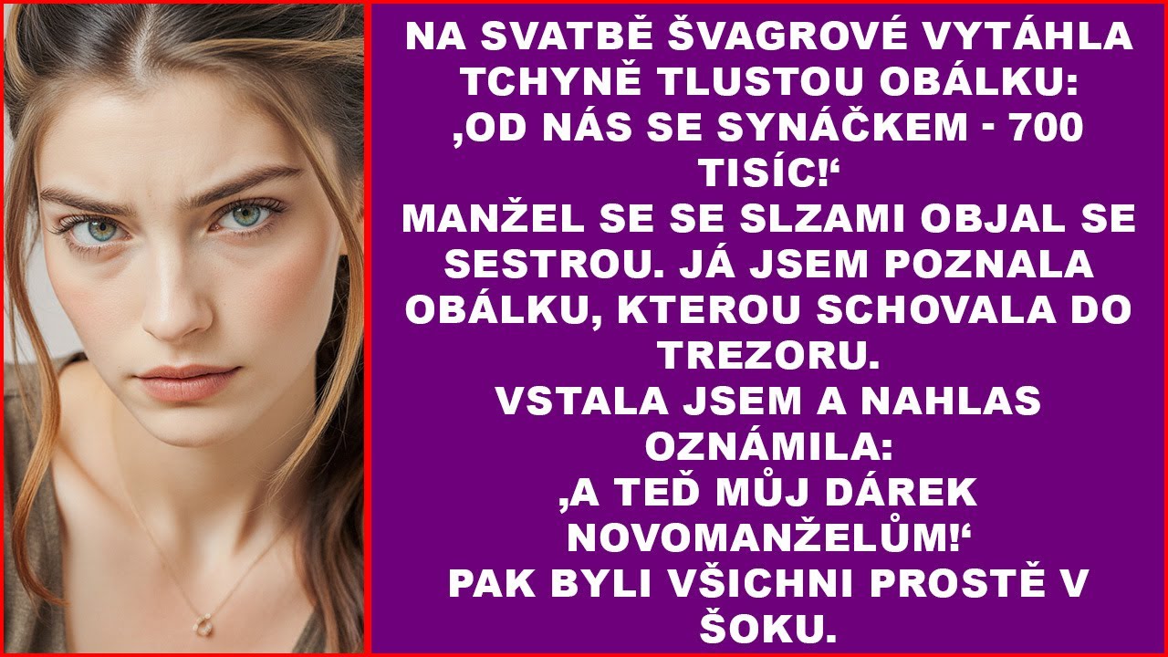 Na svatbě švagrové jsem u tchyně poznala obálku se 700 tisíci z mého trezoru