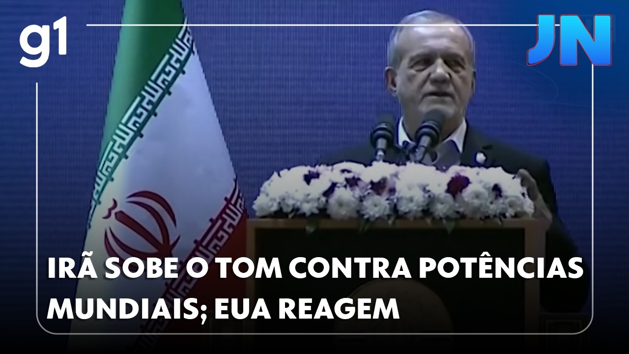 JN: Presidente do Irã sobe o tom contra potências mundiais enquanto EUA aumenta pressão militar