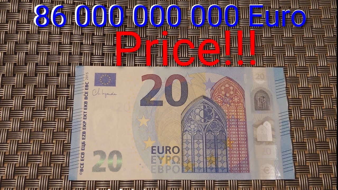 20 Euro - 4.3 B pcs 