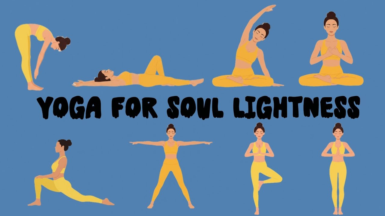 Yoga for Soul Lightness – Gentle Full Body Flow for Calm, Energy & Stress Relief (9 Minutes)