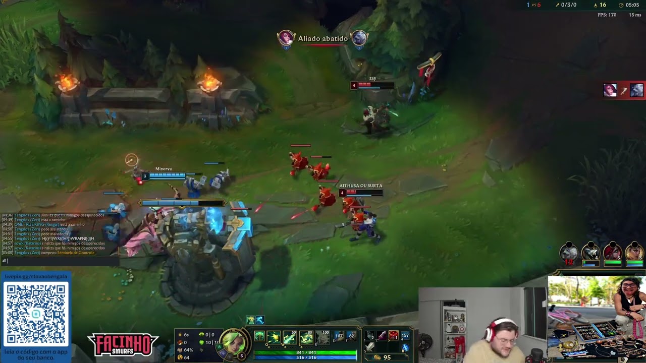 Clovao full tiltado com o time que n&atilde;o ajuda