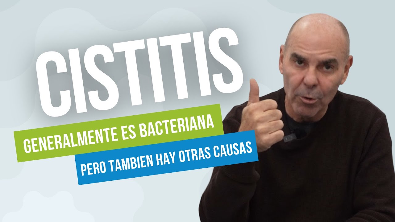 CISTITIS: A veces la causa es bacteriana, otras veces no.