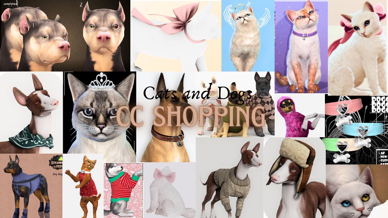CC SHOPPING | КОШКИ И СОБАКИ, ПРЕДМЕТЫ CAS | ССЫЛКИ CC || SIMS 4