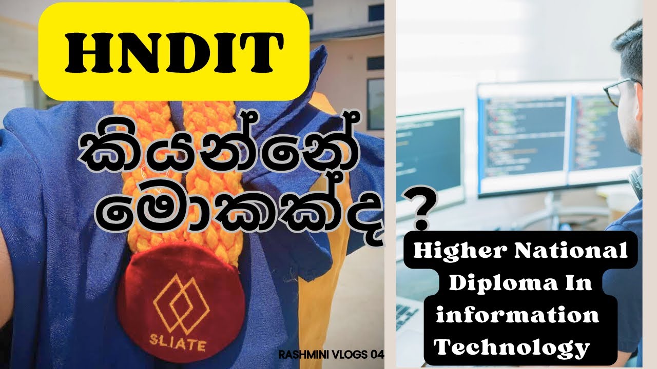 HNDIT කියන්නේ මොකක්ද ? 👩&zwj;🎓❤️🦋 Higher National Diploma In Information Technology #sliate 