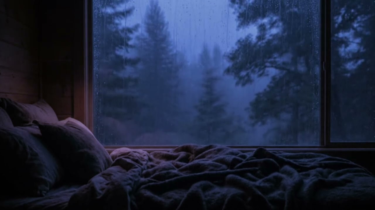 Sleep Instantly with Soft Rain Sounds 🌧️ No Thunder, Pure Relaxation