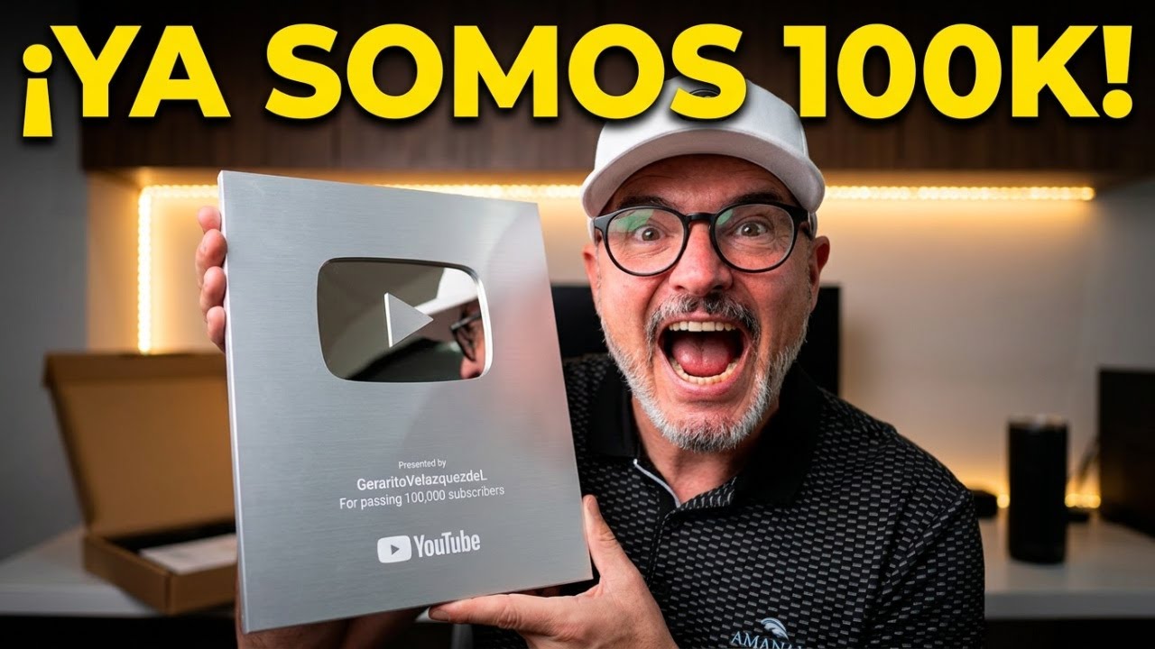 Ya somos 100K🚨🚨 Unboxing de nuestra placa de YouTube #YouTube #100Mil #100K #Placa 
