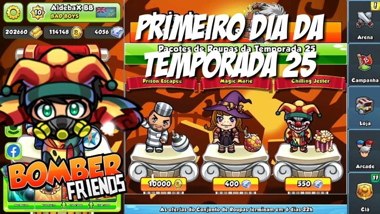 Primeiro dia da Temporada 25 | Bomber Friends