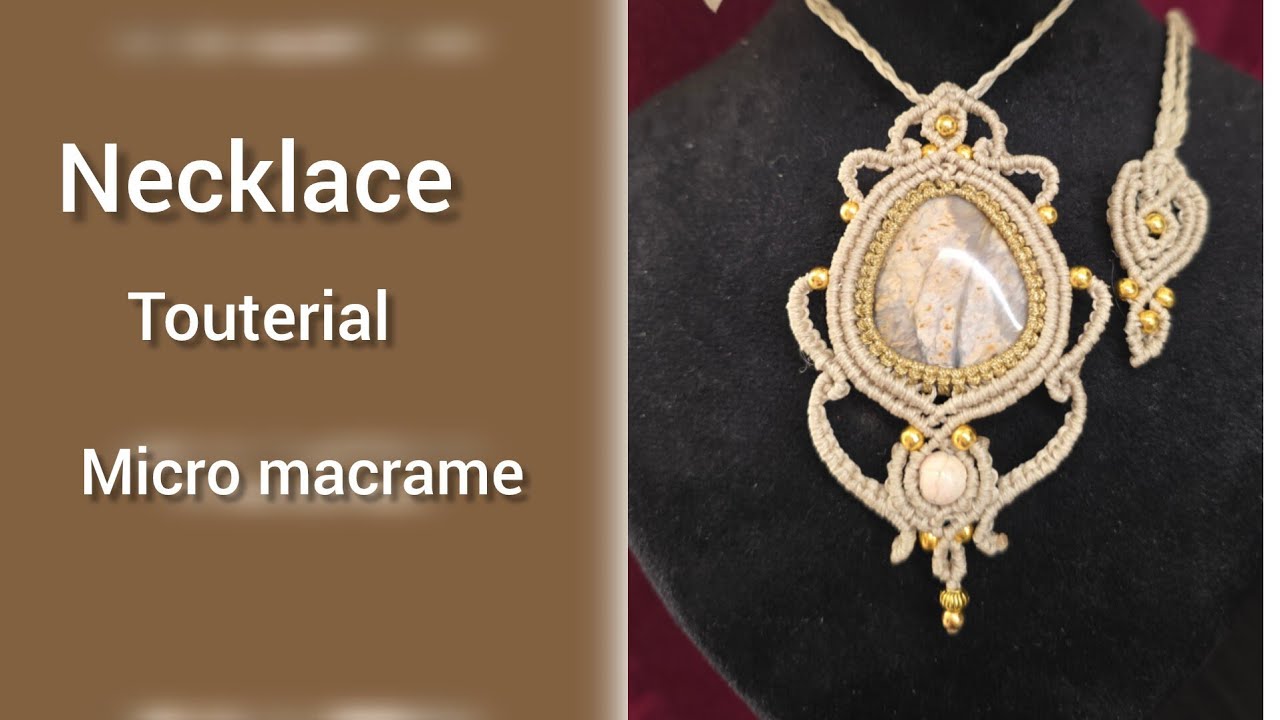 🌟Boho Chic Jewelry Design  DIY Macrame Tutorial@soohandmade