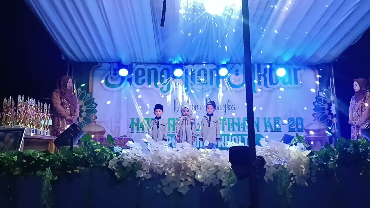 Acara Imtihan Ahir menjelang bulan puasa & Lebaran 🥰 Anak