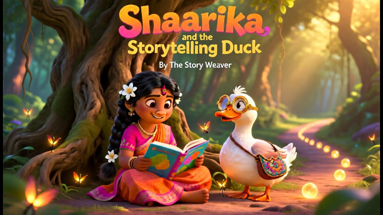 Shaarika & The Storytelling Duck 🦆: An Animated Bedtime Story About The Magic of Listening!