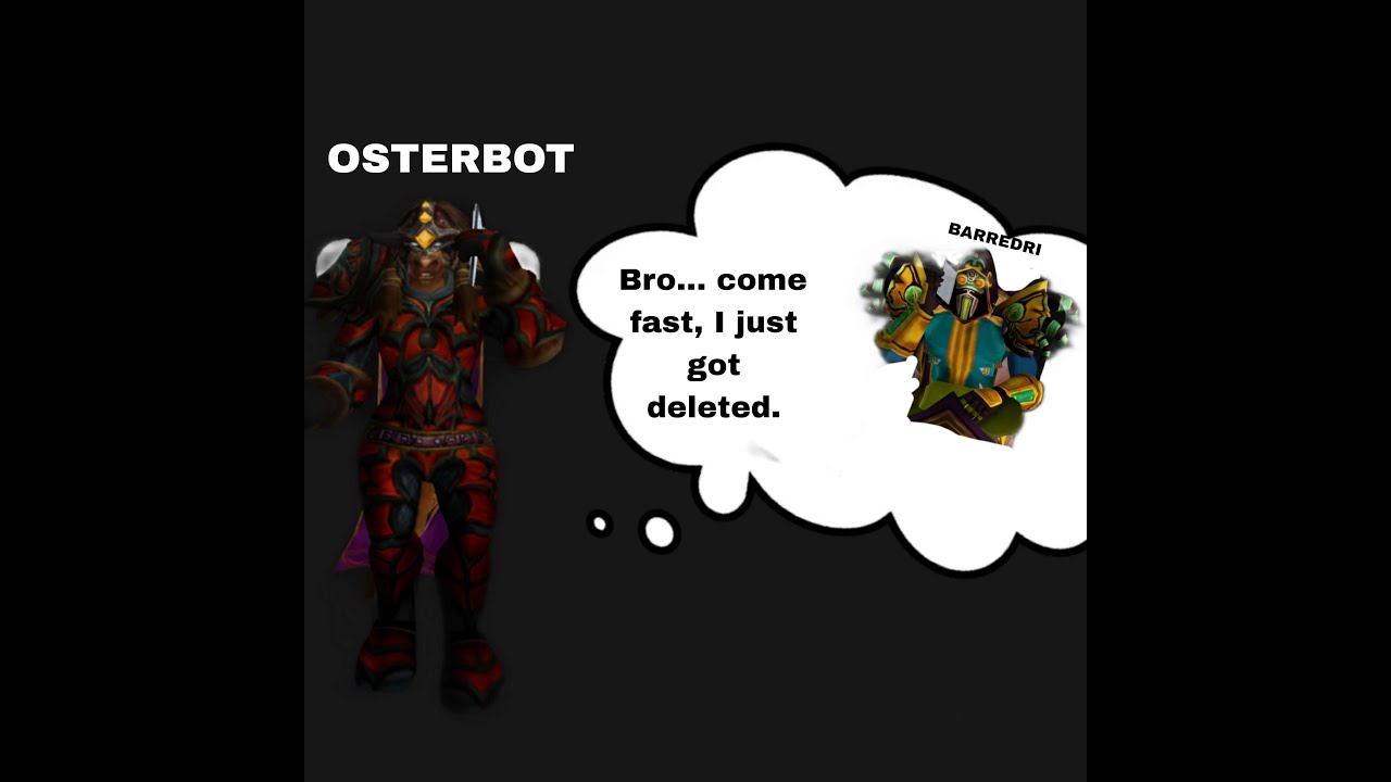 OSTER IS A BOT ?