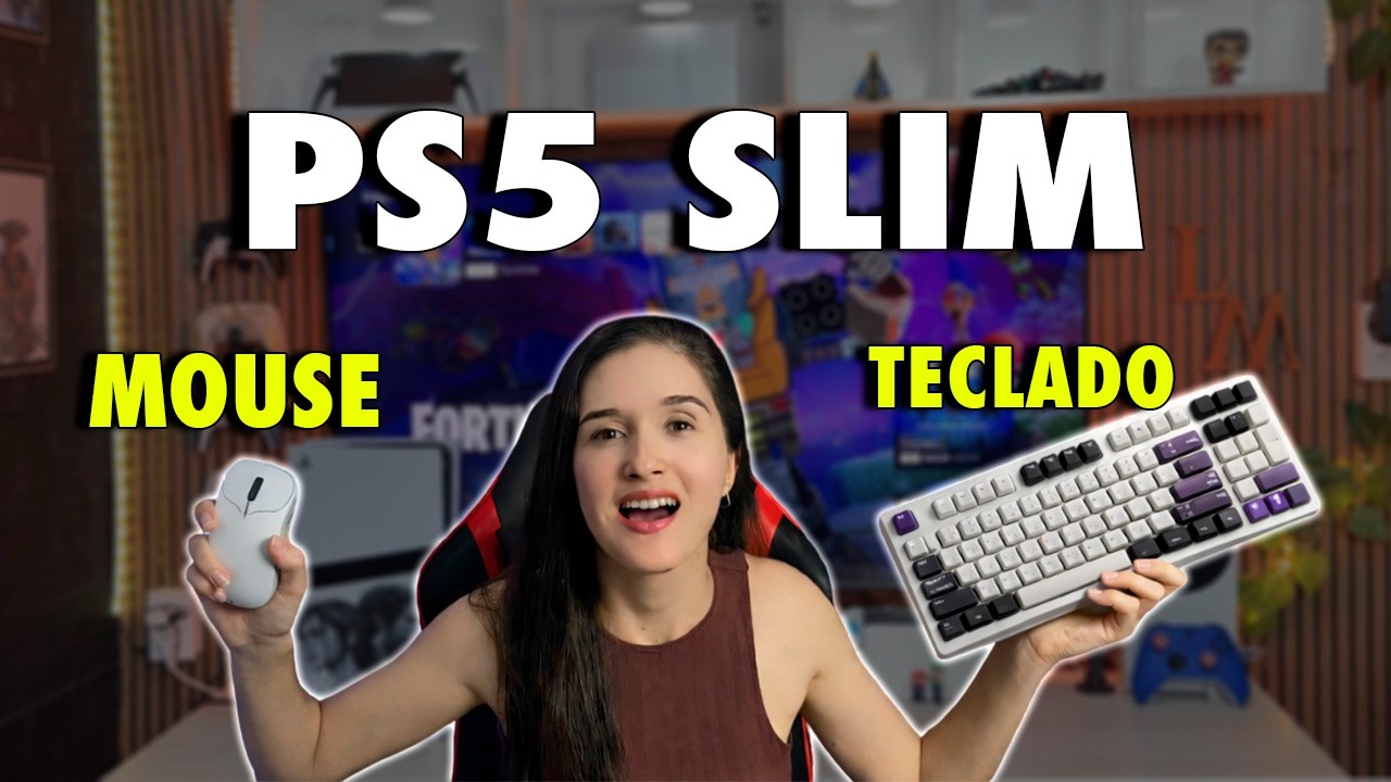 COMO JOGAR COM TECLADO E MOUSE NO PS5 SLIM? PASSO A PASSO FÁCIL!