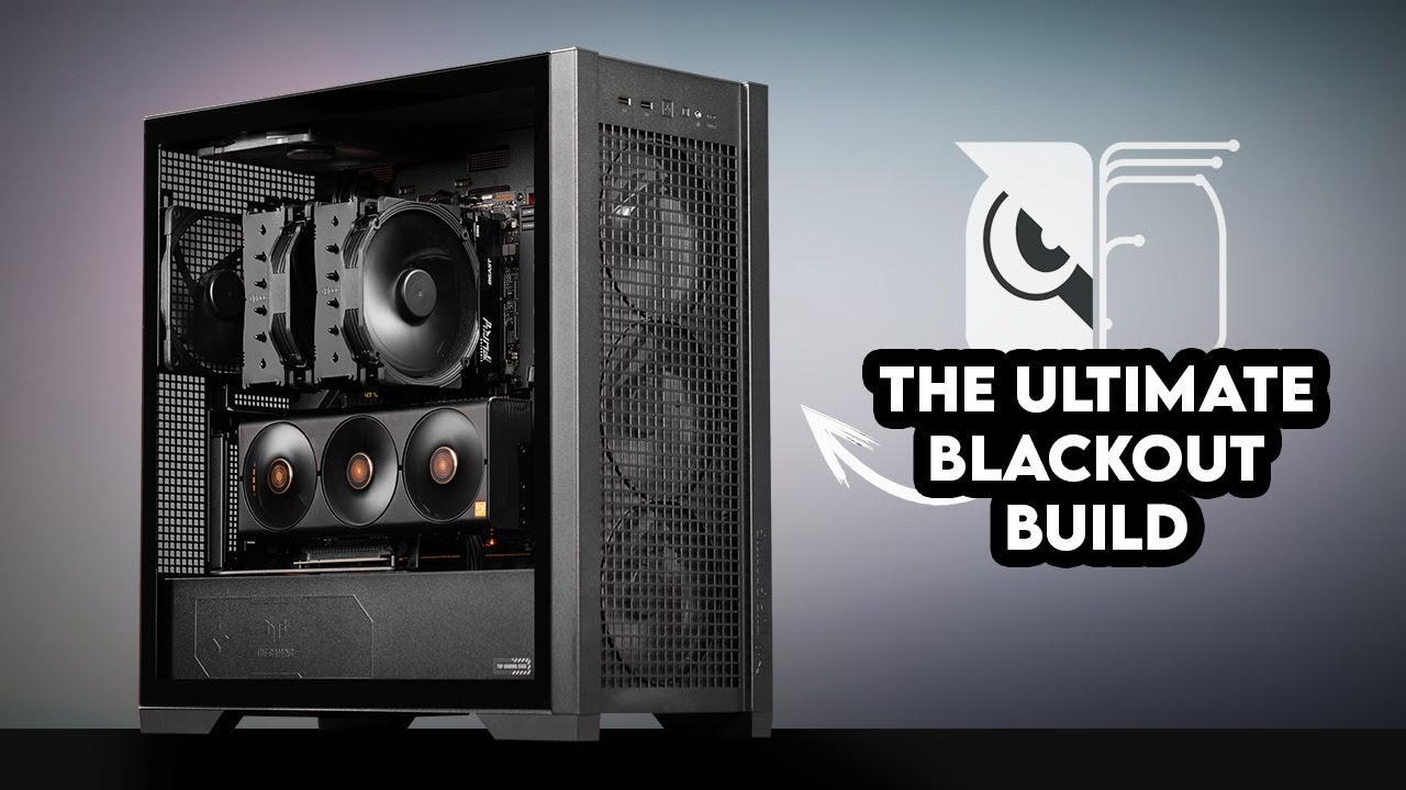 I Built My Perfect PC... | TUF Gaming GT302 Blackout PC Build | Noctua NH-D15, ProArt 4080 Super