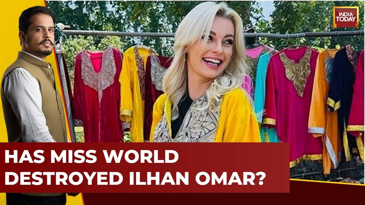 One For Truth, One For Tamasha; Miss World Karolina Bielawska Destroys Ilhan Omar! Shiv Aroor's Take