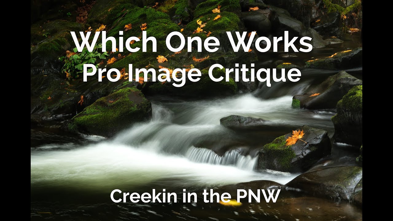 Which One Works Pro Photo Critique | Creekin' in the PNW