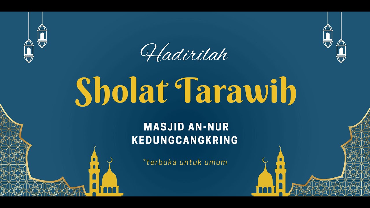 Tradisi Sholat Isya dan Tarawih ke -15 Khataman Qur'an Imam Ust. H. Haji Abu Bakar