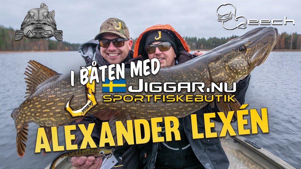 Gäddfiske med Alexander Lexén - I Båten med Jiggar.nu