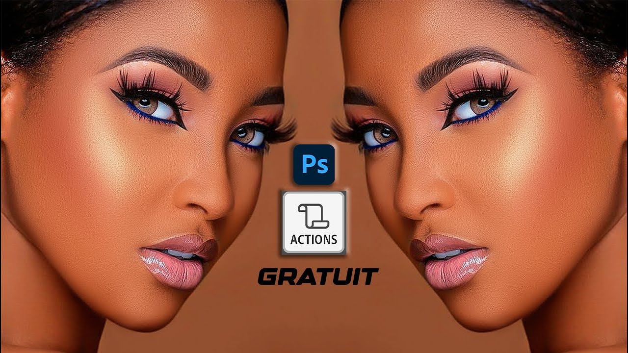 Comment accélérer vos Retouches Photos: Retouche Photo sur Adobe Photoshop | Action Gratuit