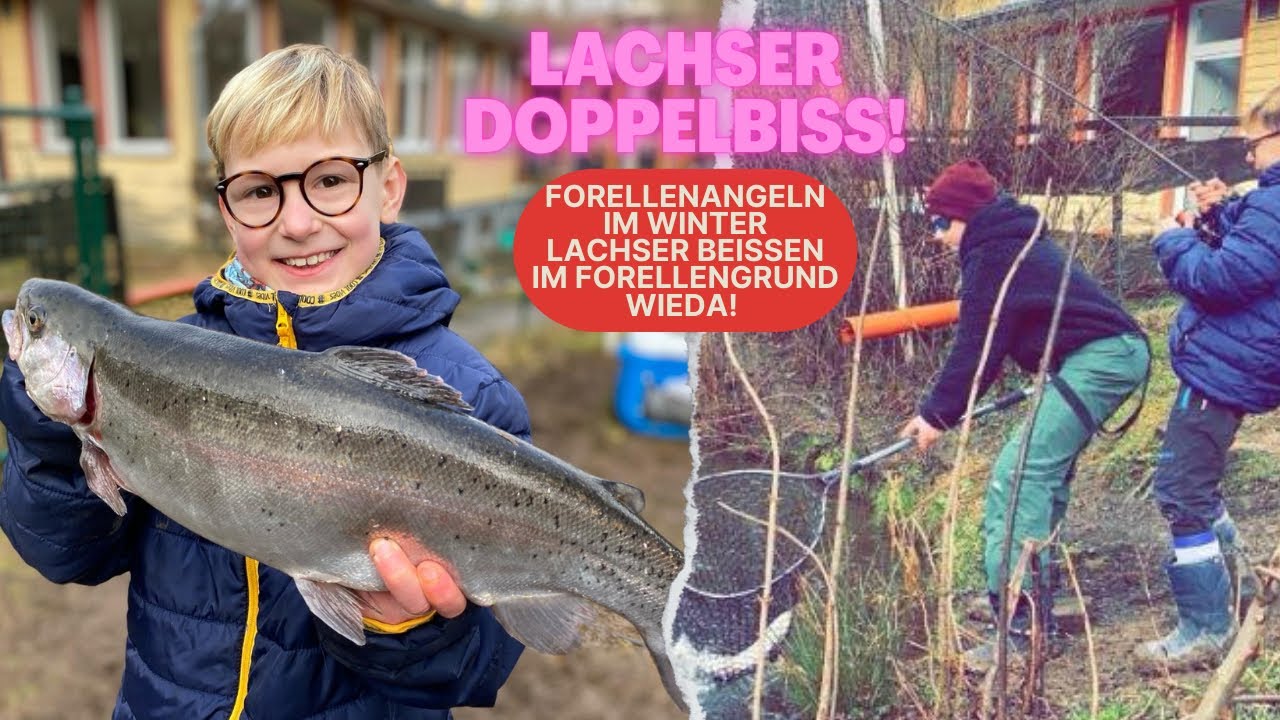 Doppelbiss | Zwei Lachsforellen auf einen Schlag?